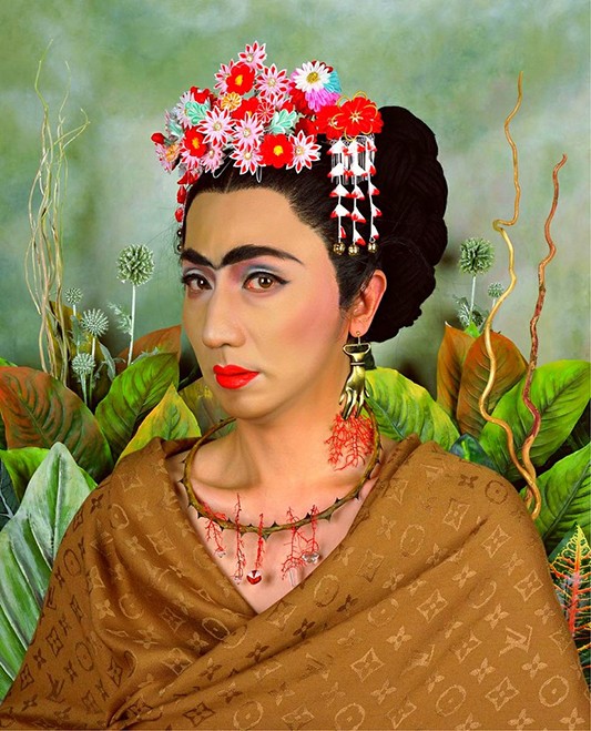 Cartellino Yasumasa Morimura Frida Kahlo