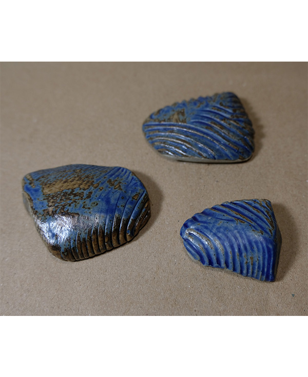 Ceramic Rock, Blue