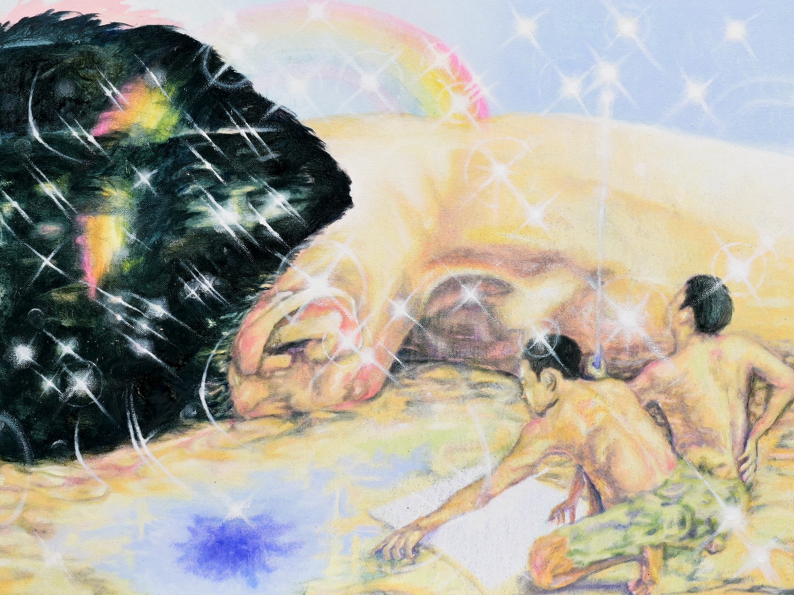 how did the cult priest win against the weather (a land survey)